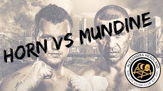 Horn vs Mundine