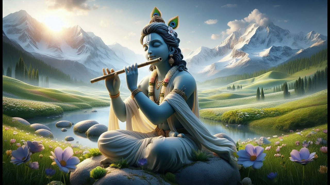 🔴 LIVE Krishna Flute Music || बाँसुरी ,Sleep Music, Meditation Music, Study, Calming Music