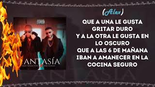 &#39;Fantasia&#39; Letra Lyrics   Alex Sensation, Bad Bunny
