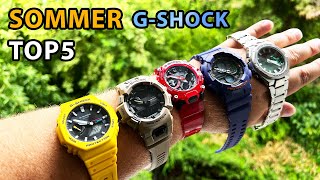 TOP 5 UHREN CASIO G-SHOCK UNTER 100€ BIS 299 € FÜR DEN URLAUB