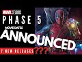 Marvel REVEALS NEW PHASE 5 MOVIE Release Dates! Deadpool 3, Fantastic Four, Captain America 4 MCU P5