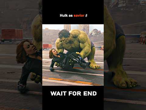 Hulk as a destroyer vs savior 🗿 #shorts #marvel