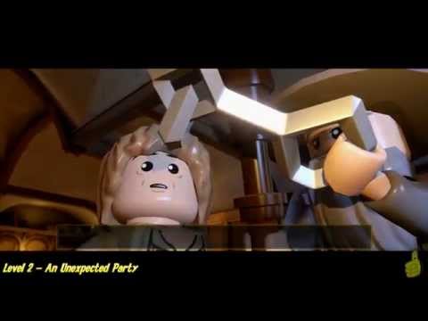 Lego The Hobbit: Level 2 - An Unexpected Party - STORY - HTG