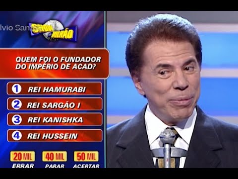 SHOW OF A MILLION WITH SÍLVIO SANTOS 04 02 2001 #silviosantos #showdomilhao