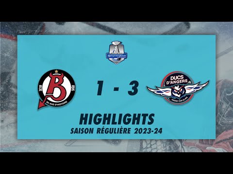Diables Rouges de Briançon 1-3 Ducs d'Angers - Highlights - Synerglace Ligue Magnus 2023/24