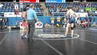 Junior 120 - Matt Deehan (New Jersey) vs. Wyatt Becker (Minnesota)