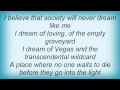 Live - The Sanctity Of Dreams Lyrics