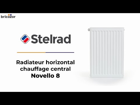 Radiateur chauffage central panneau horizontal - Novello 8 STELRAD