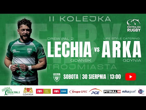 Ekstraliga Rugby: Drew Pal 2 Lechia Gdańsk - Life Style Catering Rugby Club Arka Gdynia na żywo‼️