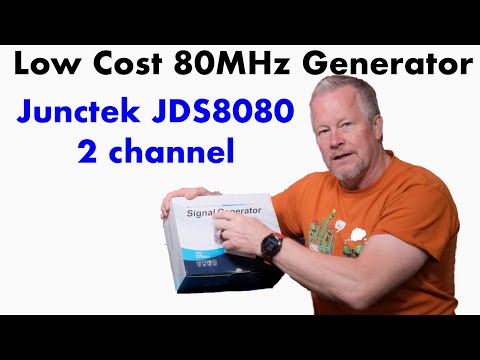 Low Cost 80MHz 2 Channel Signal Generator  Junctek JDS8080 ARB review #JDS8080review #JDS8060