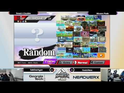 Smash@Tech 3/18/17 - SaltOne/Hyper vs Scatt/Neos - Smash 4 Doubles Winners Finals