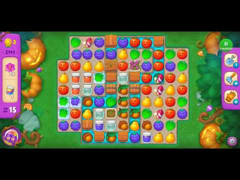 Gardenscapes Level 2141. Used Rainbow Blast To Start Level.