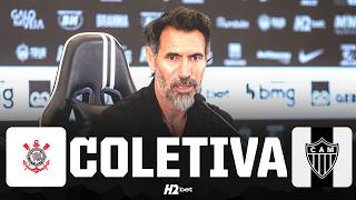 EDUARDO DOMÍNGUEZ AO VIVO! ENTREVISTA COLETIVA PÓS CORINTHIANS x GALO🎙️