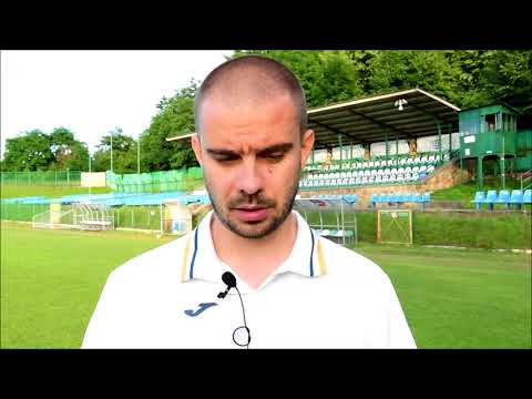 Mateusz Staniec po meczu Pucharu Polski Okocimski Brzesko - GKS Drwinia 0-2