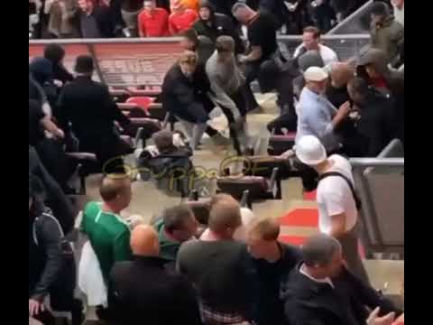Fc Twente vs Hammarby If | fans fight in stadium 😱