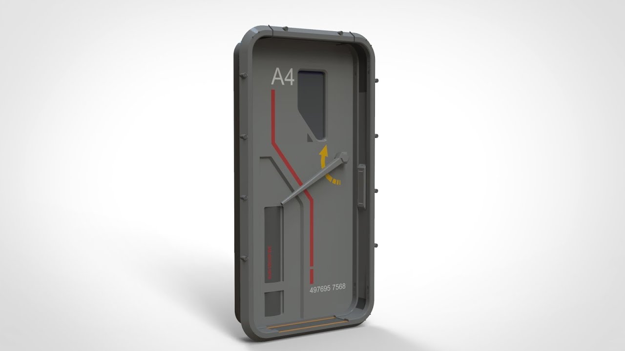 Sci fi door 14 3D Model