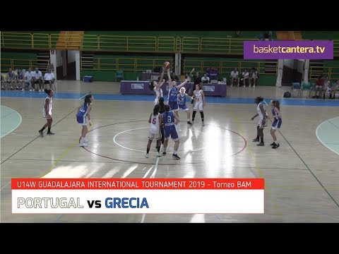 U14W PORTUGAL vs GRECIA.- International BAM Tournament. Guadalajara 2019 (BasketCantera.TV)