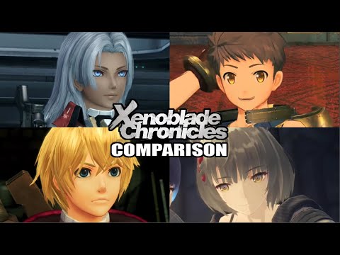 Xenoblade Chronicles 1 vs 2 vs 3 vs X DEFINITIVE comparison