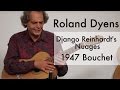 Roland Dyens plays Django Reinhardt's Nuages (1947 Bouchet)