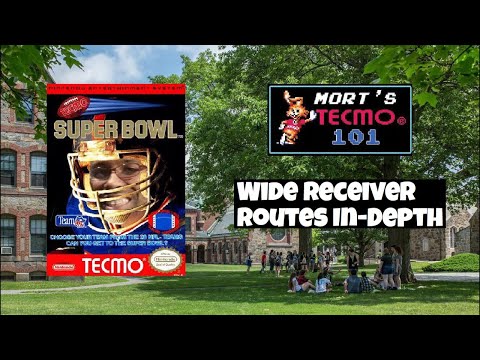 Mort’s Tecmo 101 Video Series - Wide Receiver Routes In-Depth