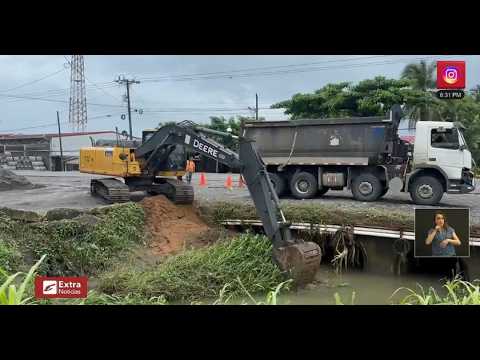 Onda tropical 23 deja inundaciones en Limón