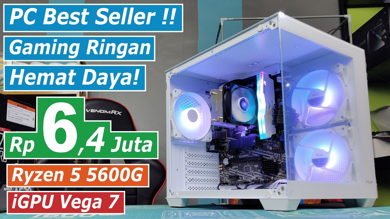 Rakit PC Sejuta Umat Pakai AMD Ryzen 5 5600G di 6 Jutaan Sekarang