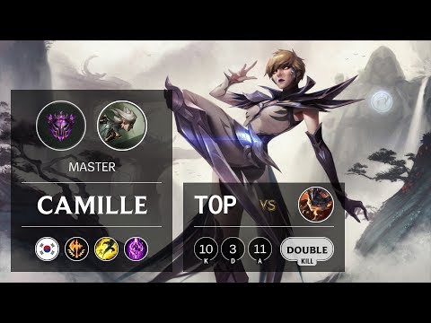 Camille Top vs Rumble - KR Master Patch 10.1