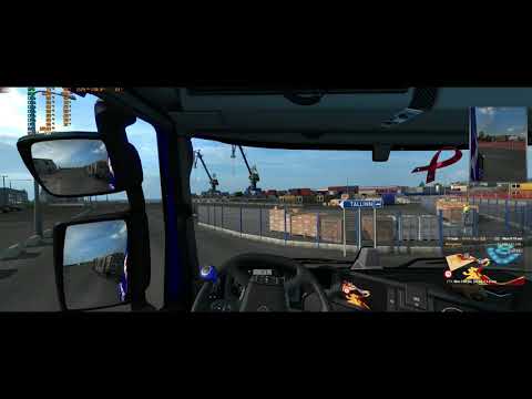 ETS2 run to Псков Pskov