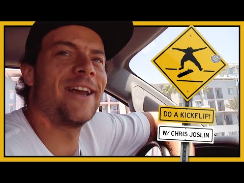 Chris Joslin Yells “DO A KICKFLIP!” At Random Skateboarders