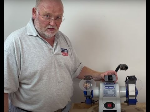 Charnwood's BG6 Bench Grinder with 6" Wheels and Flexible Light
