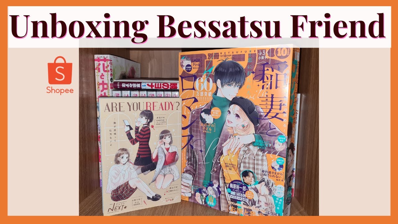 Bessatsu Friend 10/2023 - Capa Inazuma to Romance | Unboxing Shoujo Magazine