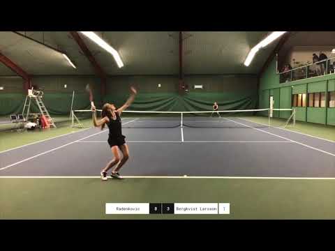 Bella Bergkvist Larsson - Maja Radenkovic, TP/Tennismagasinet Open - Highlights, Courtview