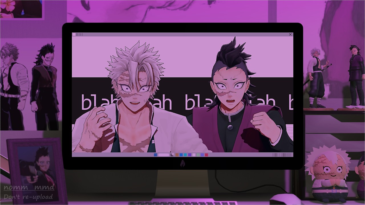 【鬼滅のMMD】スプリットダンス