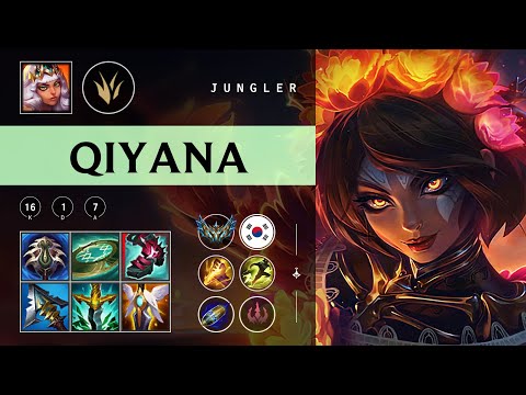 Qiyana Jungle vs Ekko - KR Challenger Patch 25.22