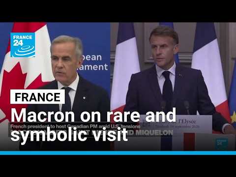 France's Macron hosts Canadian PM Carney amid US tensions