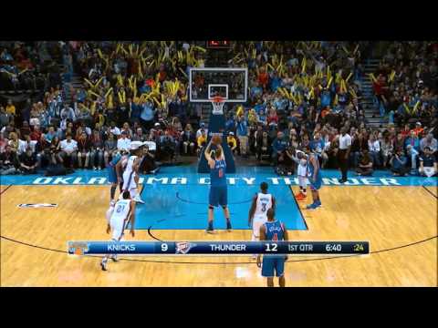 Kristaps Porzingis vs Oklahoma City Thunder 20.11.2015 (7Pts)