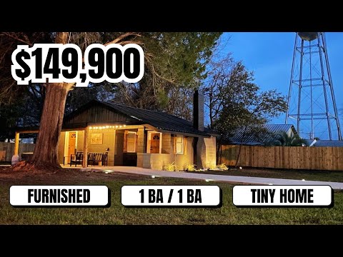 $149,900 Turnkey! FULLY FURNISHED! Tiny Home with Fireplace in Georgia