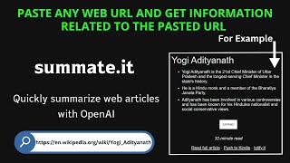 Quickly Summarize Web Articles with Summate.it | Summate.it Demo