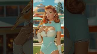 Stylish Women and Pet Birds in Retrofuturist Suburbs | Retro Sci-Fi Short