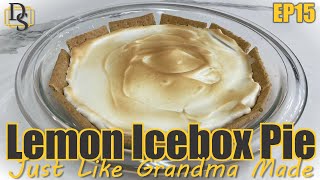 No-Bake Lemon Icebox Pie - Old-Fashioned Recipe - Awesome Flavor/Less Time
