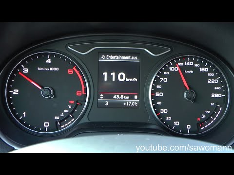 2015 Audi A3 Sportback 1.6 TDI ultra 110 HP 0-100 km/h Acceleration