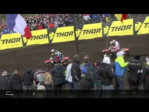 MXGP of Europe Jeffrey Herlings passes Tim Gajser #Motocross