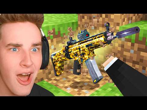 Minecraft, But Every Drop is a Gun...