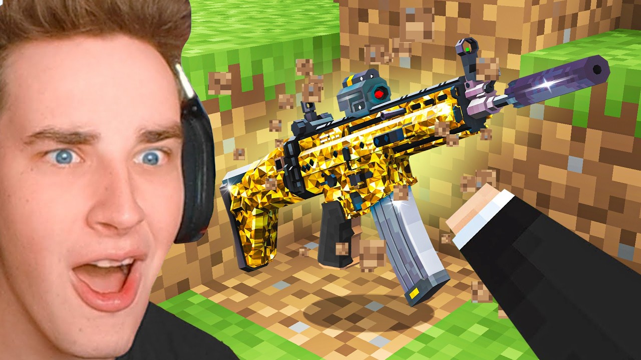 Minecraft, But Every Drop is a Gun...