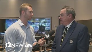 Officials give a look inside the ADOT Traffic Operations Center