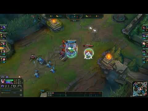 Irelia Mid early 1v2 Lux Sejuani