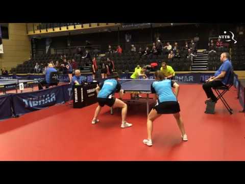 NK 2020 mixed dubbel 1ste ronde: Van de Velde/de Jong - Cohen/Schultz