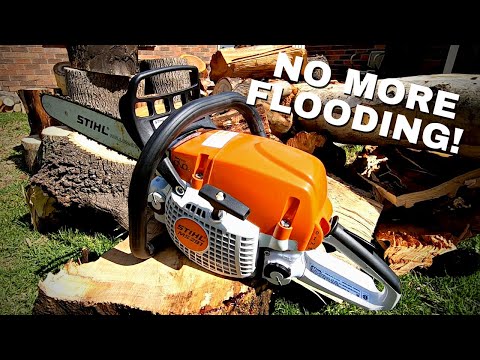 How to easily start a Stihl Chainsaw - NO MORE FLOODING!