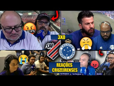 REAÇÕES dos CRUZEIRENSES FURIOSOS com a DERROTA - ATHLETICO-PR 3X0 CRUZEIRO [REACT BRASILEIRÃO 2024]