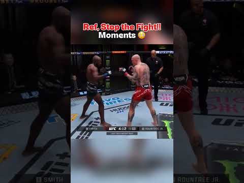 TOP5 Ref, Stop the fight Moment in UFC #top5 #refree #stopfighting #ufc #mmafighter #shortvideo